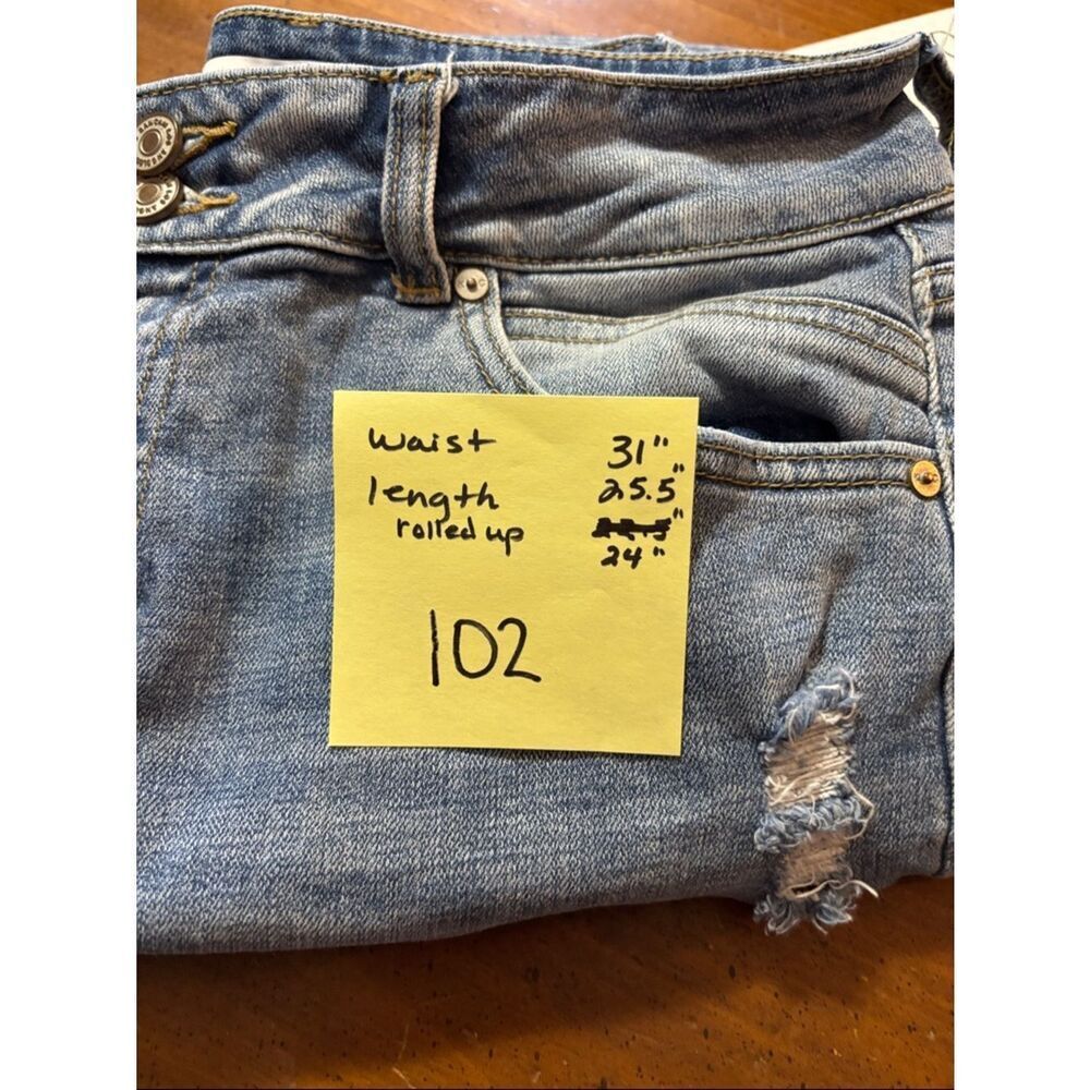 KanCan Light Blue High Rise Women's Jeans Distressed - Picture 8 of 8